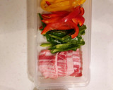 簡単♪ピーマンと豚肉の味噌炒め作り方1写真