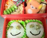 豆おにぎりお弁当作り方1写真