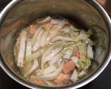 ぽかぽか♡鮭とほうれん草の豆乳スープ作り方3写真
