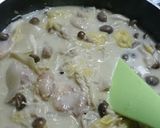 白菜と鶏モモ肉のクリーム煮作り方8写真