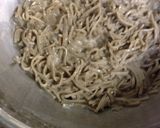 ゆで蕎麦をガレット風に作り方3写真