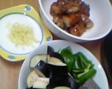 なすとピーマンの焼き鳥炒め作り方1写真