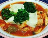 簡単 子供が喜ぶ鳥旨い！モモ肉のトマト煮作り方13写真