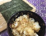 おにぎらず☆おかかチーズ作り方1写真