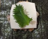 おにぎらず☆おかかチーズ作り方3写真
