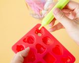 バレンタイン★簡単カラフルチョコ作り方2写真