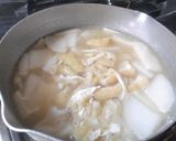 白菜と大根のお味噌汁作り方7写真