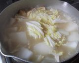 白菜と大根のお味噌汁作り方6写真