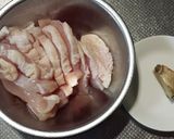 ヒラヒラ大根で土鍋蒸し鶏作り方1写真