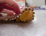 卵焼きで簡単★ひよこのデコおにぎらず作り方2写真