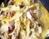 キャベツ甘味噌玉子炒め♡作り方8写真