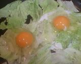 白菜の目玉焼きのせランチ作り方6写真