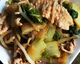 大根白菜もやしで！辛旨！豚キムチ炒め作り方6写真
