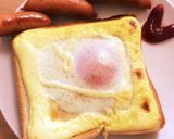 我が家の朝ごはん♡卵マヨトースト♡食パン作り方4写真