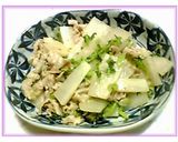 大根と豚肉のシンプル炒め作り方3写真