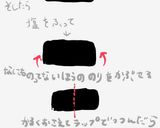 親子丼風♪おにぎらず作り方6写真