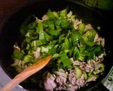 豚肉と青梗菜のピリ辛炒め(ﾟ∀ﾟ)=3作り方4写真