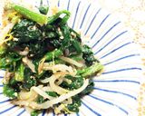 あと一品！法蓮草ともやしの胡麻味噌和え作り方6写真