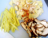 ずぼら♪簡単炊飯器で中華おこわ作り方1写真
