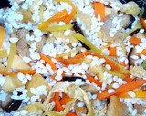 ずぼら♪簡単炊飯器で中華おこわ作り方8写真