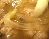 鍋物のマロニーは長葱で束ねて迷子なし！作り方3写真