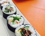 恵方巻にも☆焼肉ビビンバ太巻き☆巻き方作り方8写真