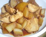 大根と鶏肉の煮物作り方6写真