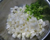 エコ料理☆大根の皮と辛子高菜炒め作り方1写真
