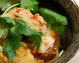 粗挽き柚子胡椒の焼き鳥サラダ作り方6写真