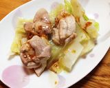 さっぱり・簡単!鶏肉とキャベツの蒸し焼き作り方5写真