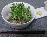 薬味たっぷり！超簡単 鯵どんぶり作り方4写真