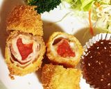 ★トマトのチーズ豚カツ★作り方6写真