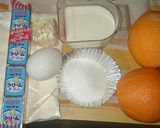 オレンジとクリームチーズ(？)のケーキ作り方1写真