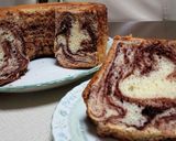 21cmマーブルシフォン*HM*卵5個作り方16写真