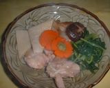 鶏の冶部煮作り方8写真