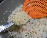 スモークチキンと玉ねぎの簡単リゾット♪作り方4写真
