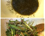 鳥から揚げのピリ辛レモン中華野菜乗せ作り方2写真