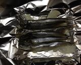 糖質制限 シシャモのホイル包み焼き作り方4写真