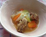 白菜と豚バラ軟骨の煮物（さっぱり煮）作り方7写真