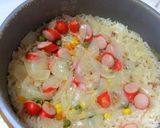 カルボナーラ炊き込みご飯・炊き込みピラフ作り方7写真