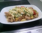 鶏照りのたまごタルソースがけ作り方8写真