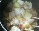 鶏もも肉と白菜の雑炊作り方4写真