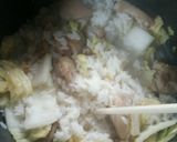 鶏もも肉と白菜の雑炊作り方5写真