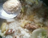 鶏もも肉と白菜の雑炊作り方6写真