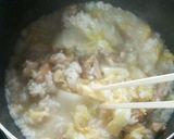 鶏もも肉と白菜の雑炊作り方7写真