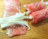 大人おつまみ★白菜×焦がし豚肉ロール作り方2写真