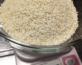 HBで簡単!やみつき甘〜い豆餅作り方1写真