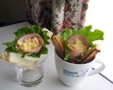 ブーケー風のサンドイッチ作り方4写真