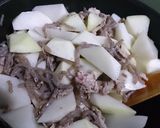 簡単☆時短☆そぎ大根と豚肉の煮物作り方2写真