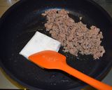 ひじきとキムチと豚ひき肉の炒め♪作り方2写真